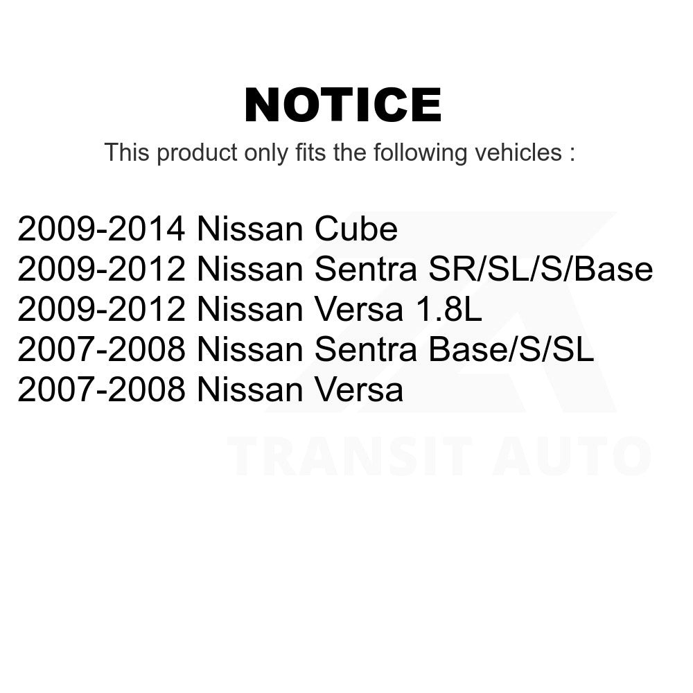 Front Disc Brake Rotor GCR-980561 For Nissan Sentra Versa Cube