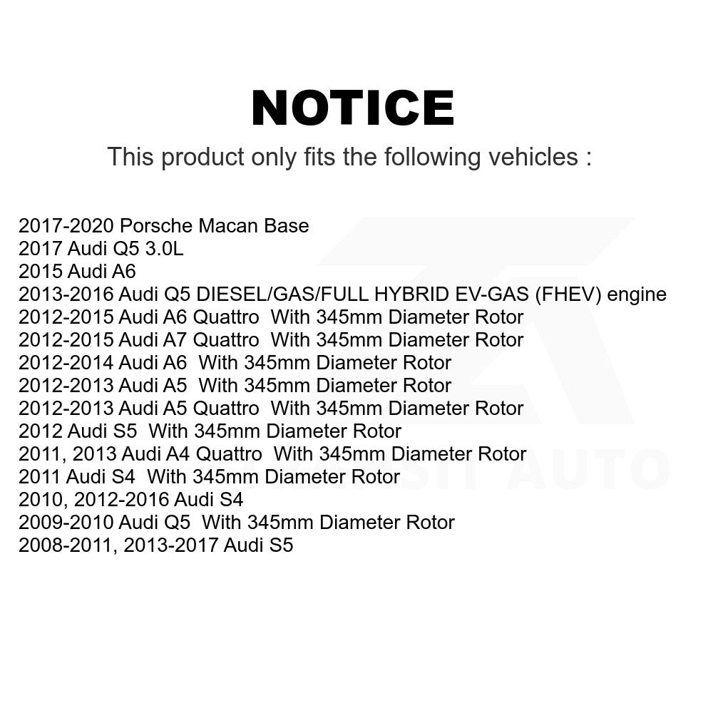 Front Disc Brake Rotor GCR-980696 For Audi Q5 Porsche Macan A6 Quattro S5 S4 A7 A5 A4