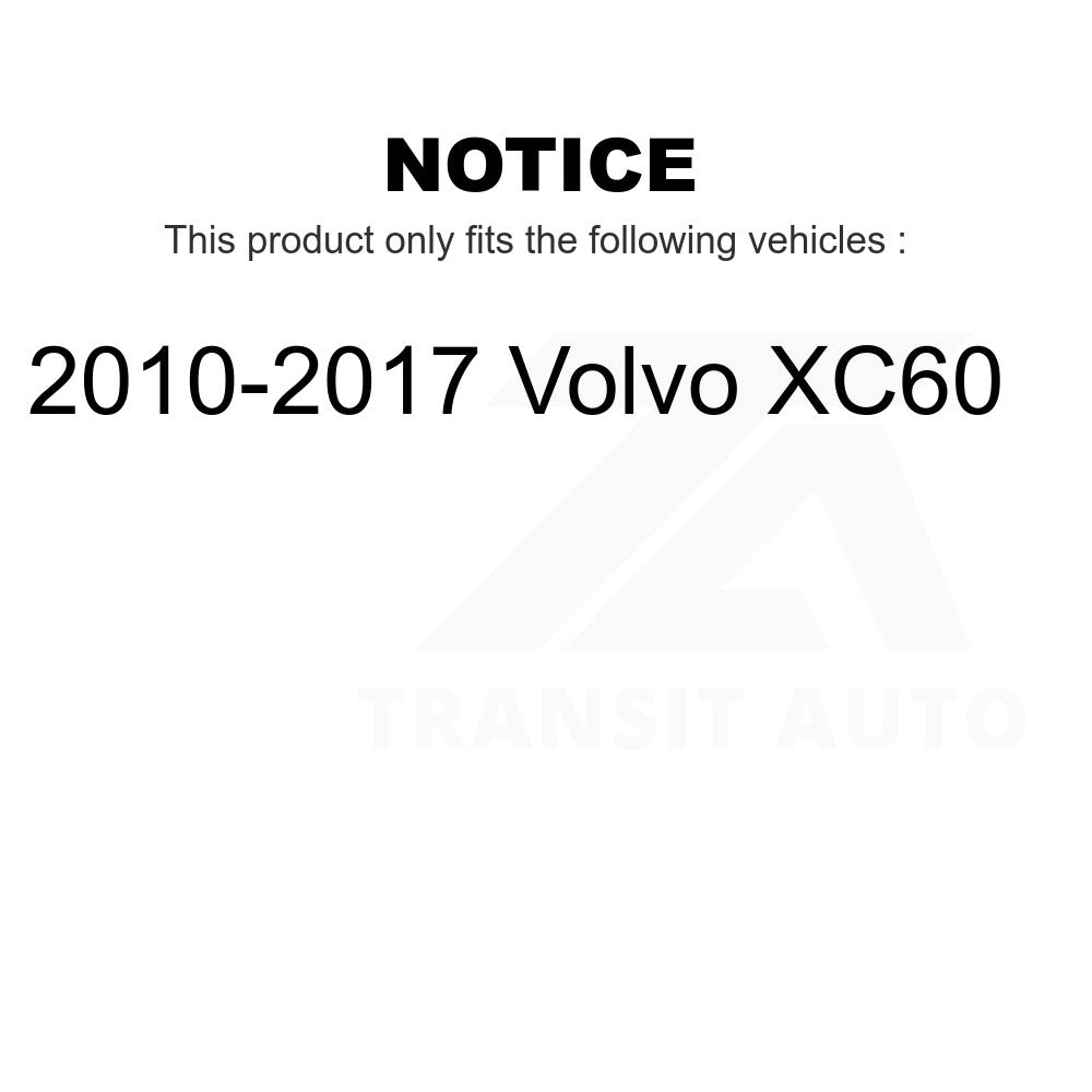 Rear Disc Brake Rotor GCR-980778 For 2010-2017 Volvo XC60