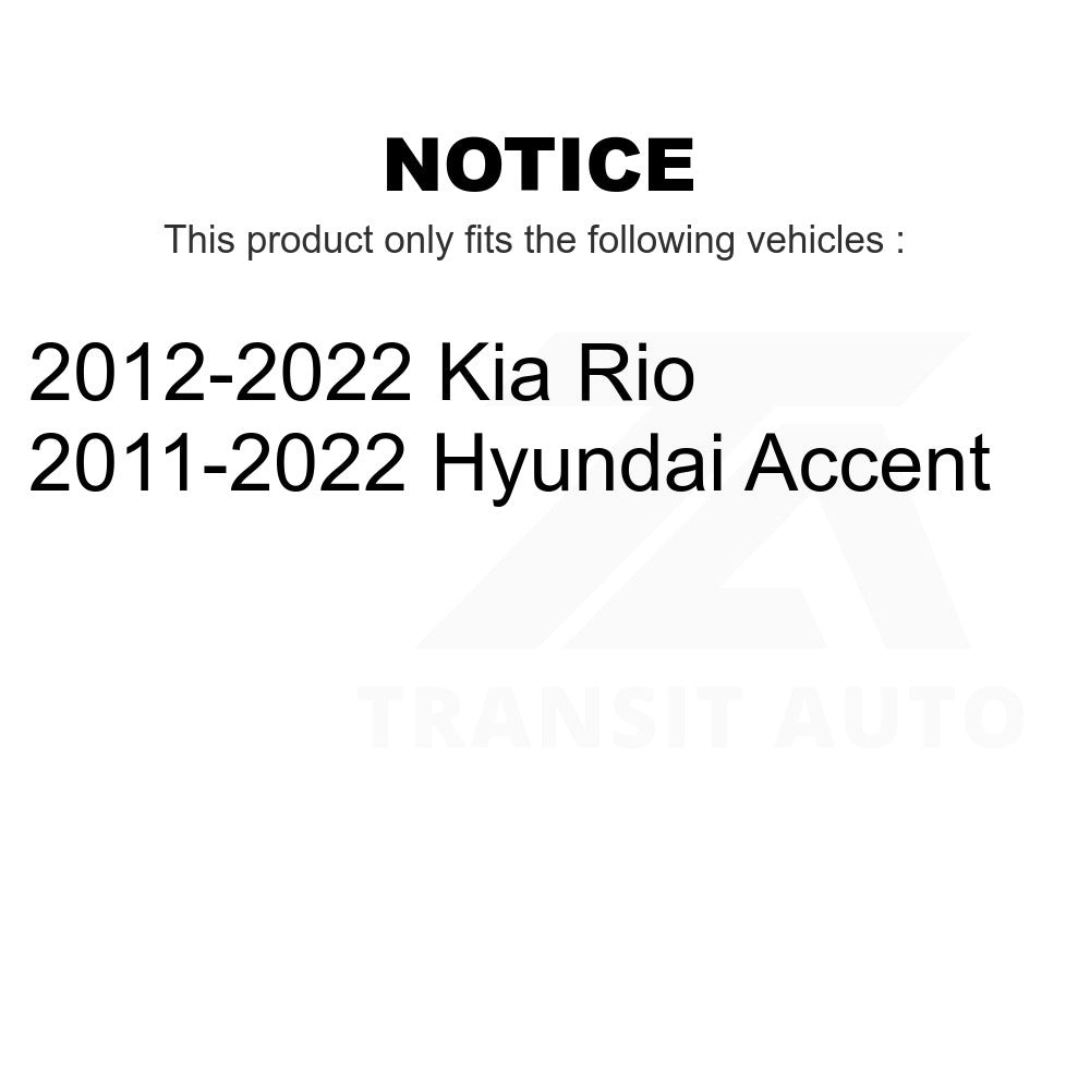 Rear Disc Brake Rotor GCR-980980 For Hyundai Accent Kia Rio