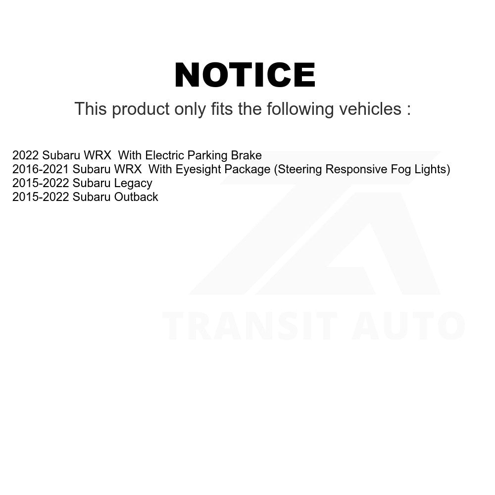 Rear Disc Brake Rotor GCR-981956 For Subaru Outback Legacy WRX