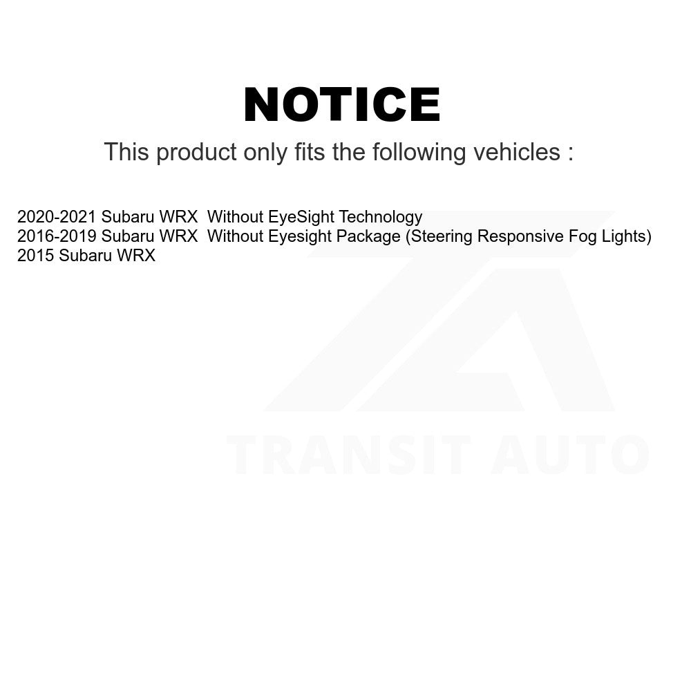Rear Disc Brake Rotor GCR-982044 For Subaru WRX