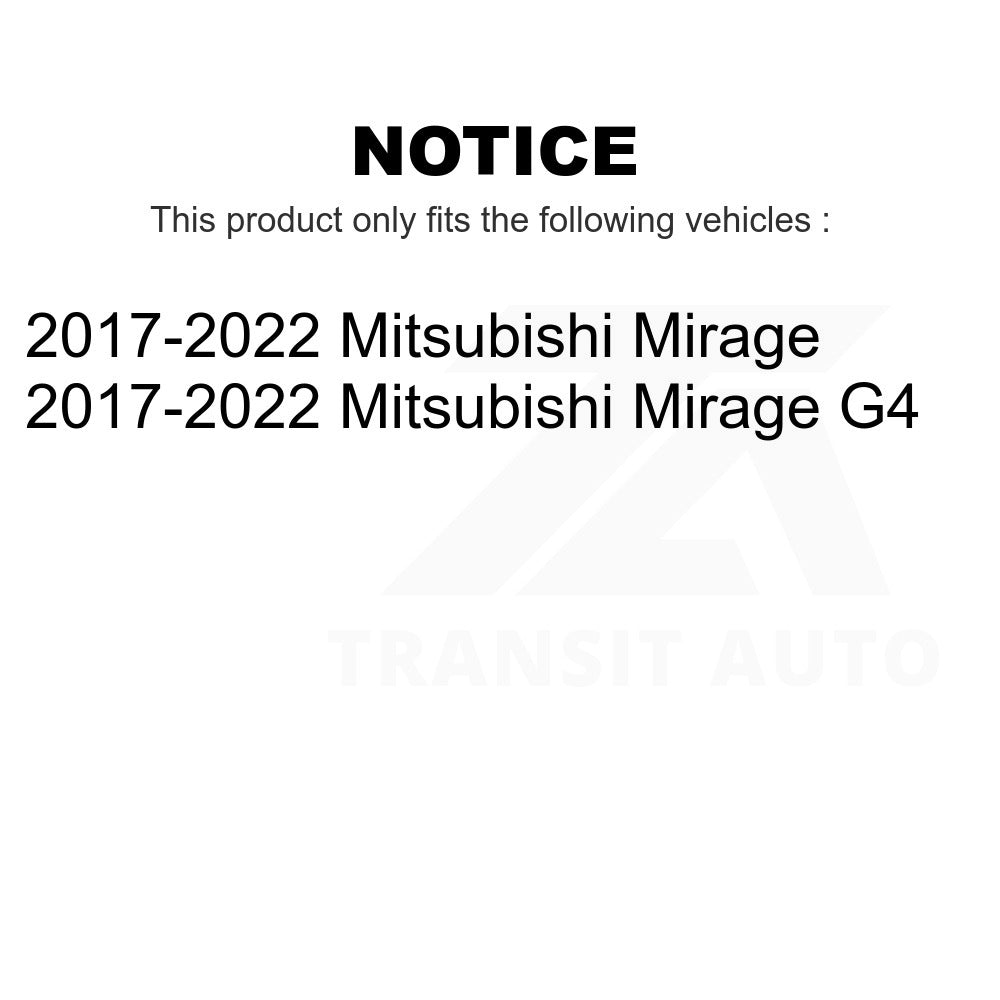 Front Disc Brake Rotor GCR-982091 For 2017-2022 Mitsubishi Mirage G4