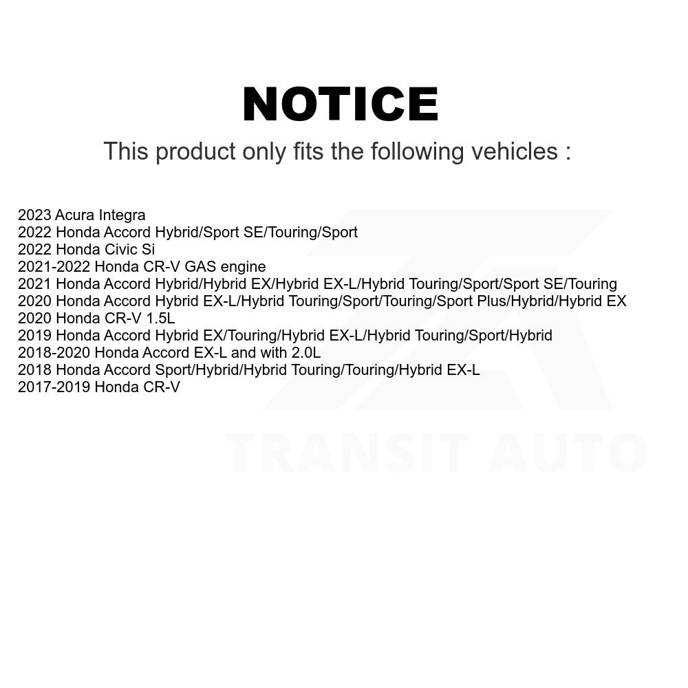 Front Disc Brake Rotor GCR-982124 For Honda CR-V Accord Acura Civic Integra