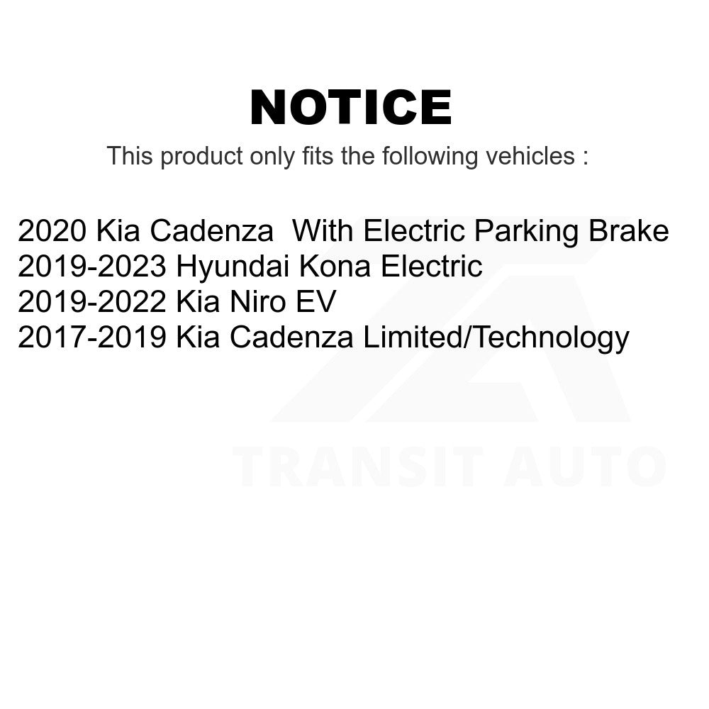 Rear Disc Brake Rotor GCR-982146 For Kia Cadenza Niro EV Hyundai Kona Electric