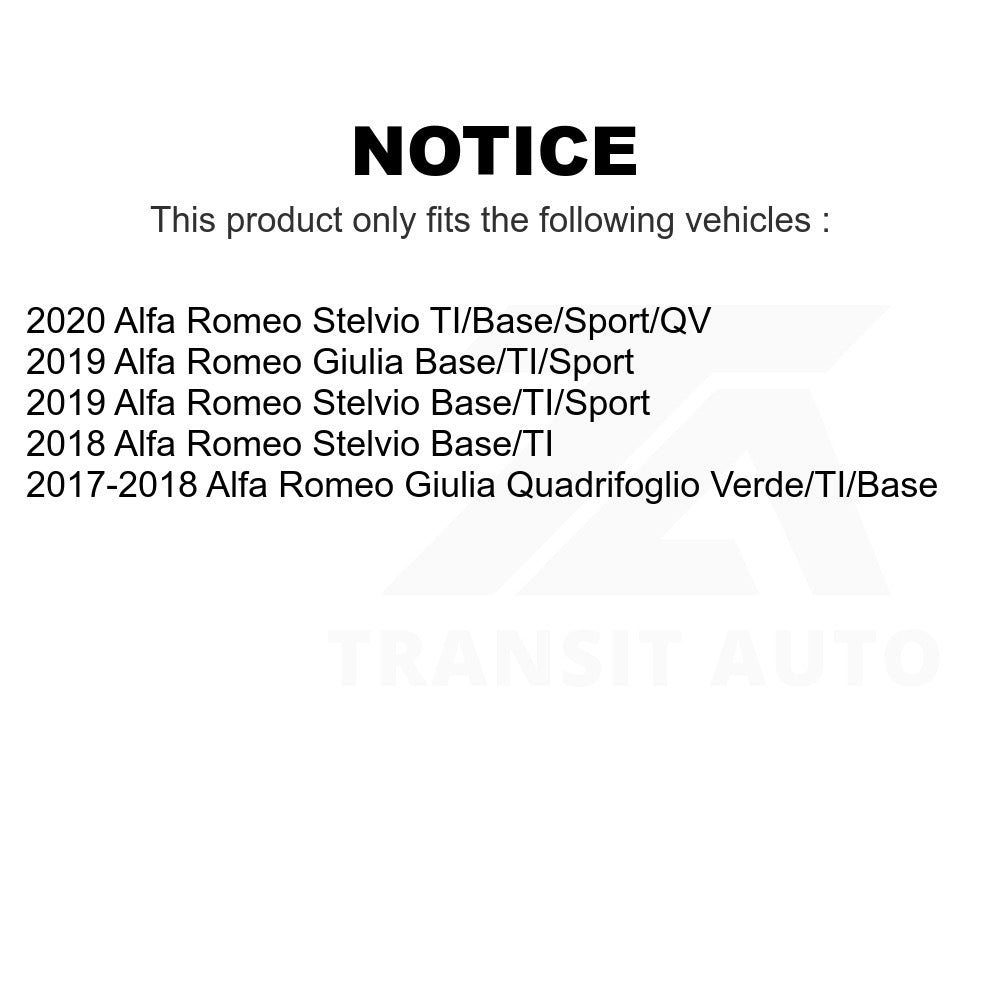 Rear Disc Brake Rotor GCR-G8404 For Alfa Romeo Giulia Stelvio
