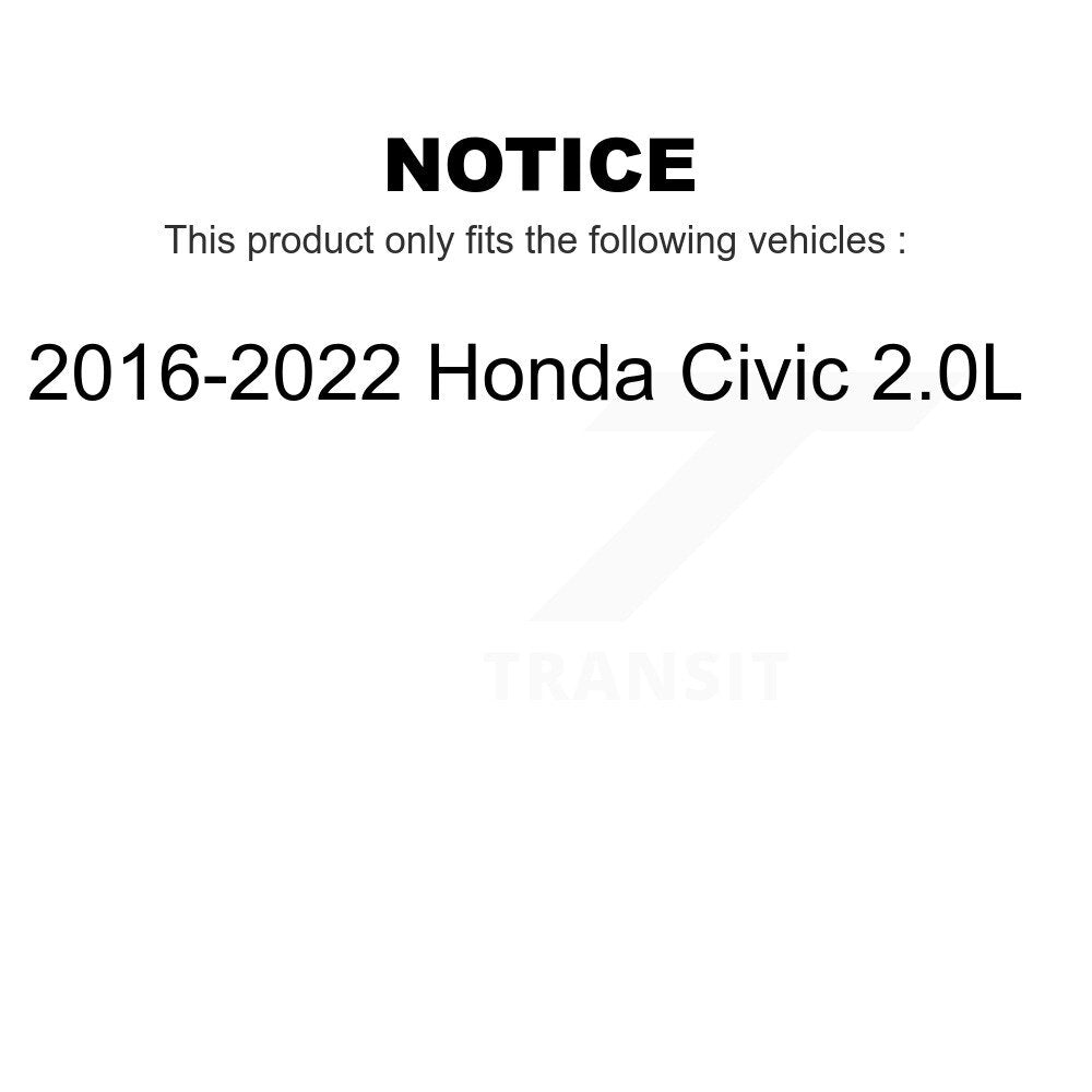 Air Filter (2 Pack) For 2016-2022 Honda Civic 2.0L K57-100098