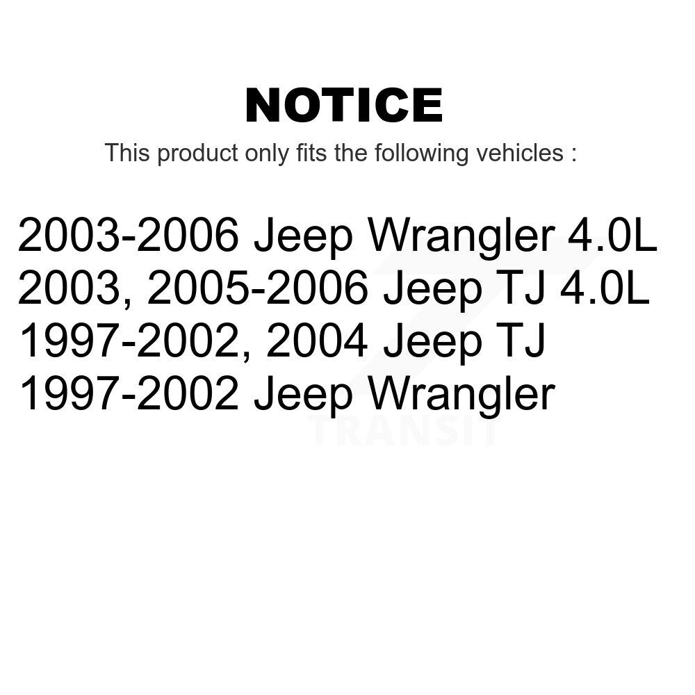 Air Filter (2 Pack) For Jeep Wrangler TJ K57-100216