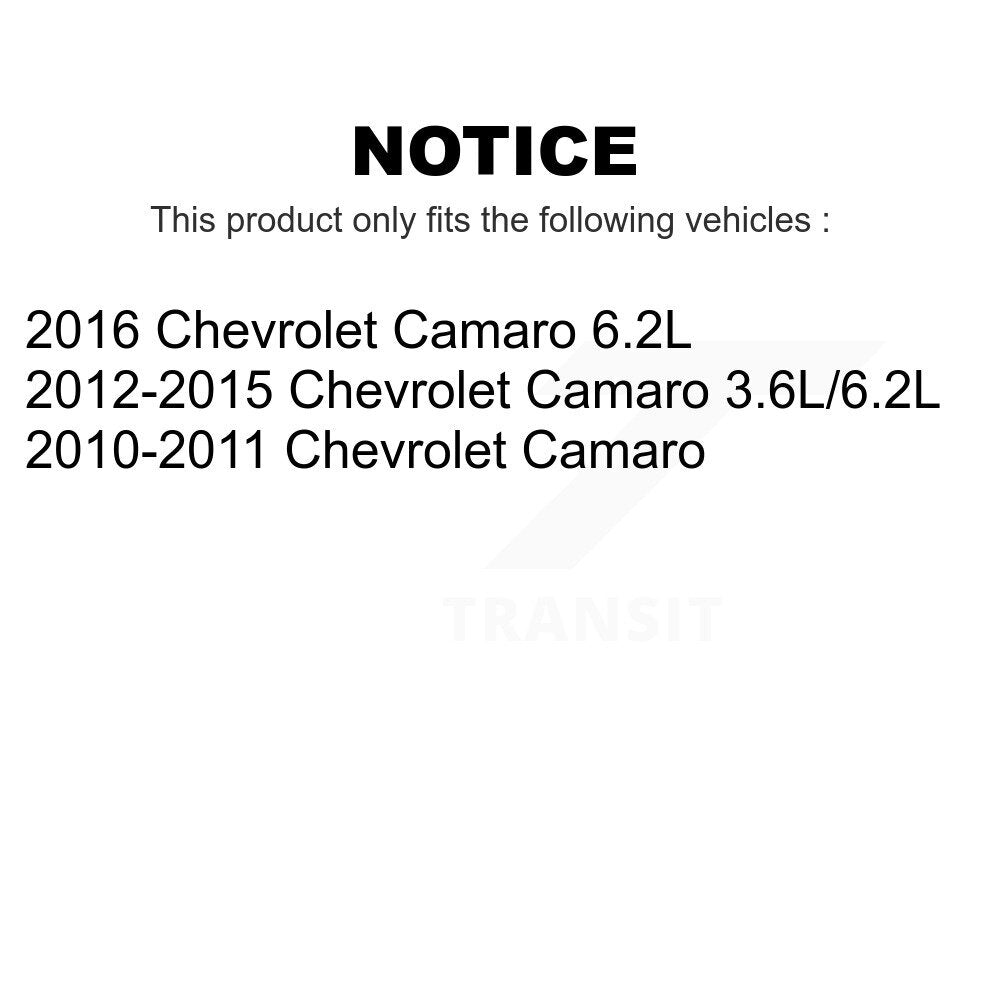 Air Filter (2 Pack) For Chevrolet Camaro K57-100233