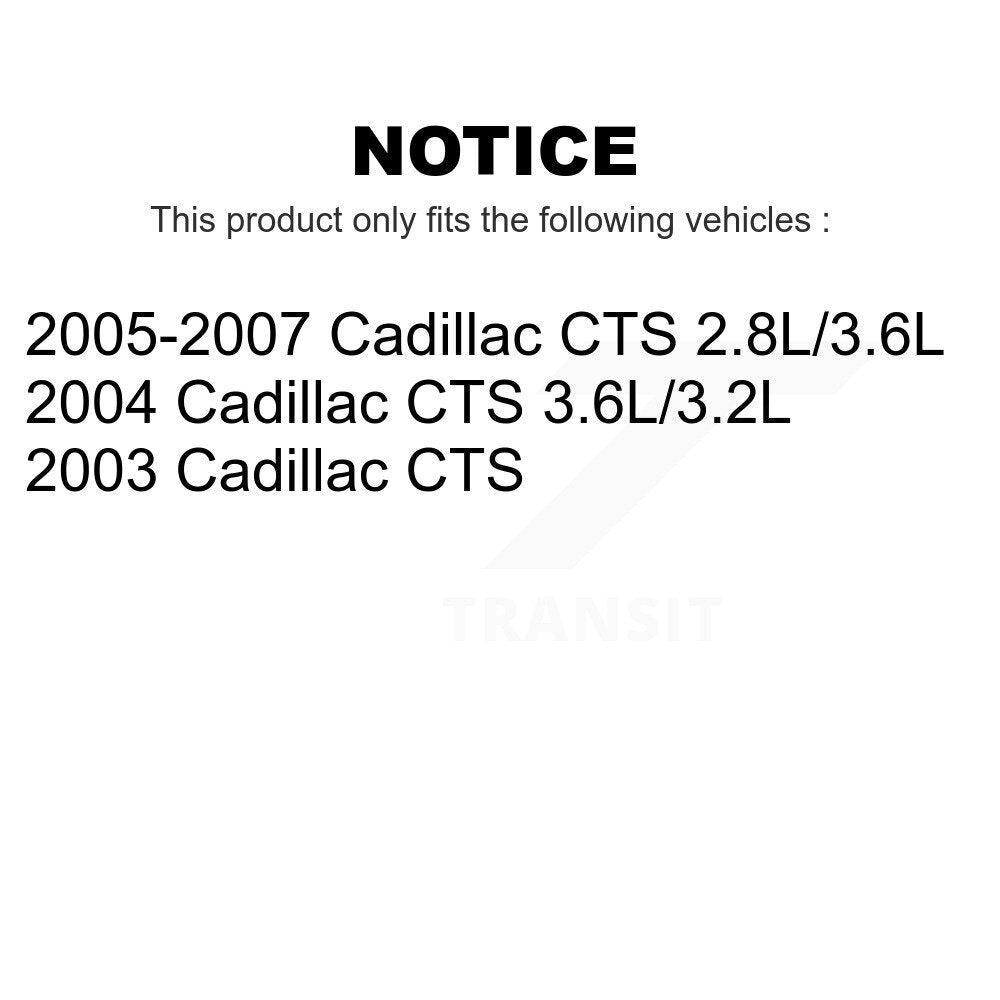 Air Filter (3 Pack) For Cadillac CTS K57-100502