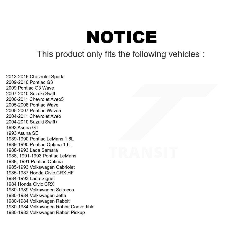 Front Wheel Bearing Pair For Chevrolet Aveo Spark Volkswagen Aveo5 Honda Civic Cabriolet Rabbit Pontiac Pickup G3 Scirocco Convertible LeMans Jetta Lada Asuna Suzuki GT SE Wave Swift Wave5 Swift+ Optima Samara Signet K70-100555