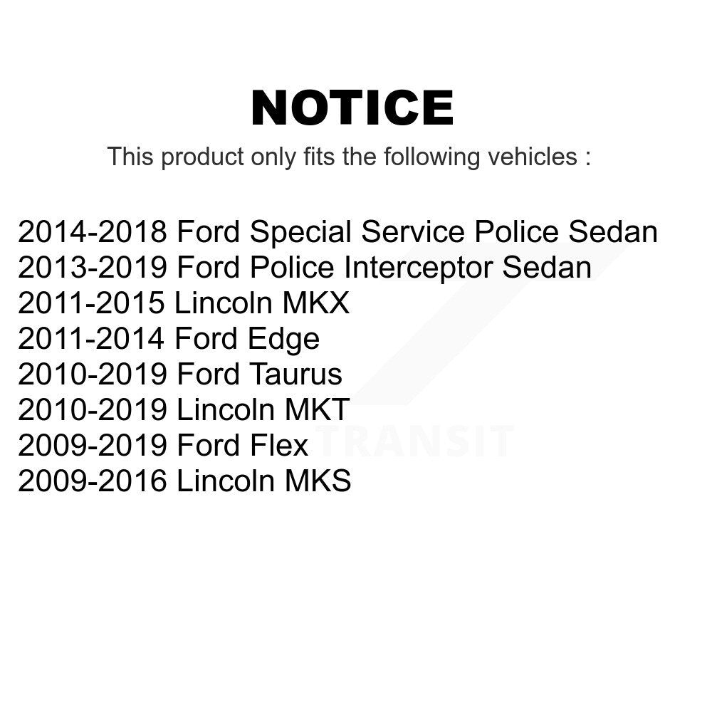 Rear Wheel Bearing And Hub Assembly Pair For Ford Edge Taurus Flex Lincoln MKX MKS Police Interceptor Sedan MKT Special Service K70-100775