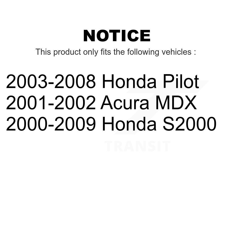 Rear Wheel Bearing Pair For Honda Pilot Acura MDX S2000 K70-101052