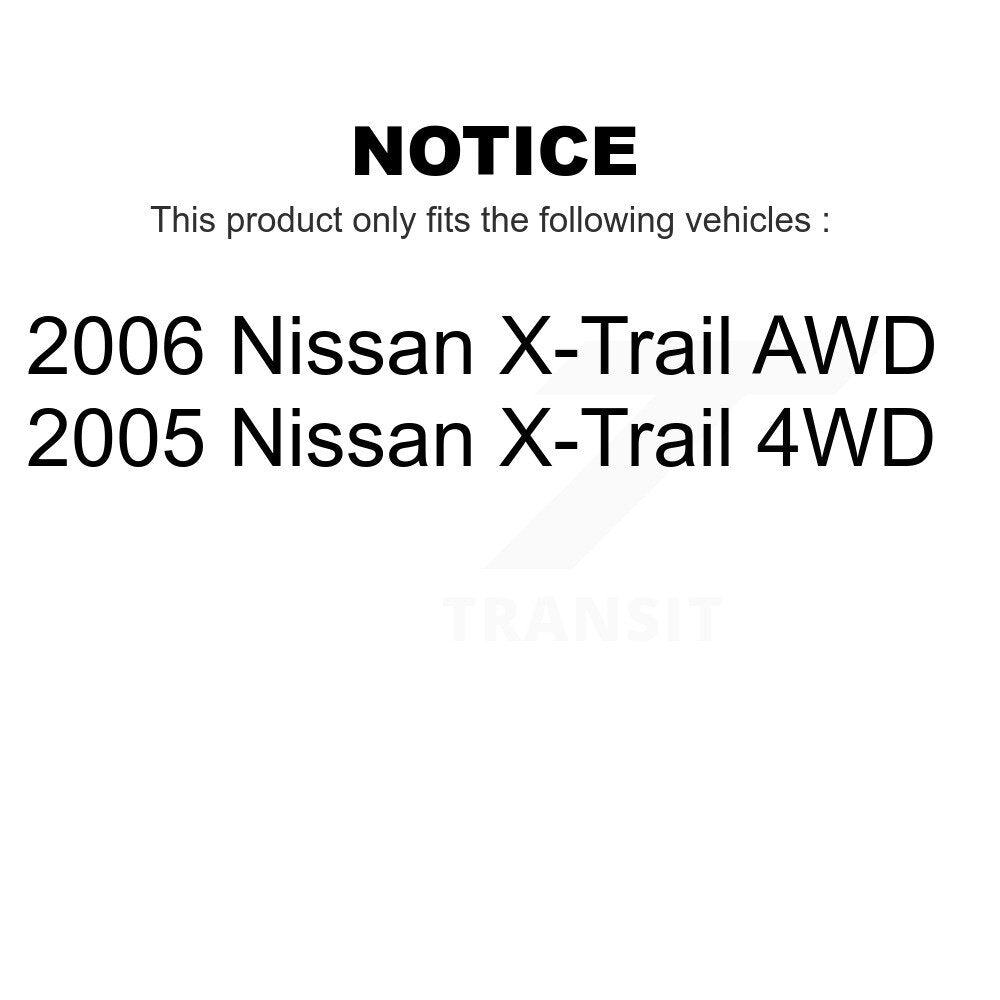 Front Rear Wheel Bearing Kit For Nissan X-Trail K70-101137