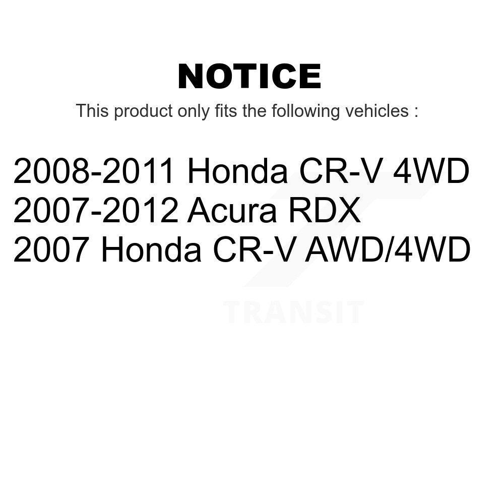 Front Rear Wheel Bearing And Hub Assembly Kit For Honda CR-V Acura RDX K70-101645