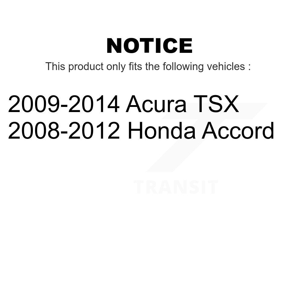 Front Rear Wheel Bearing And Hub Assembly Kit For Honda Accord Acura TSX K70-101658