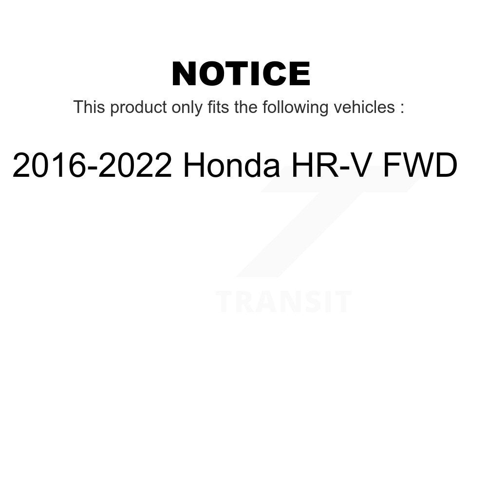 Rear Wheel Bearing And Hub Assembly Pair For 2016-2022 Honda HR-V FWD K70-101779