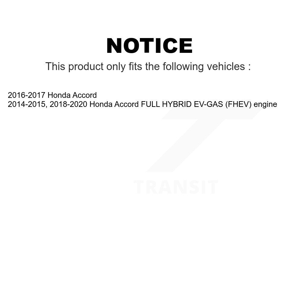 Front Rear Wheel Bearing And Hub Assembly Kit For Honda Accord K70-101793