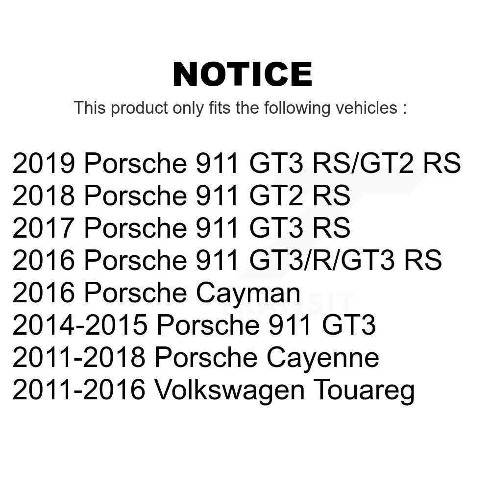 Front Wheel Bearing And Hub Assembly Pair For Porsche Cayenne 911 Volkswagen Touareg Cayman K70-101811