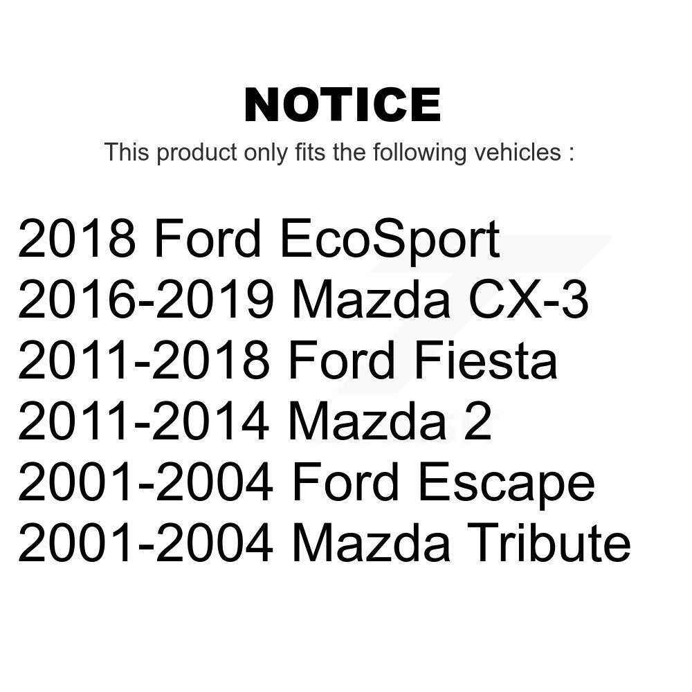 Front Suspension Link Pair For Ford Fiesta Escape Mazda Tribute CX-3 EcoSport 2 K72-100235