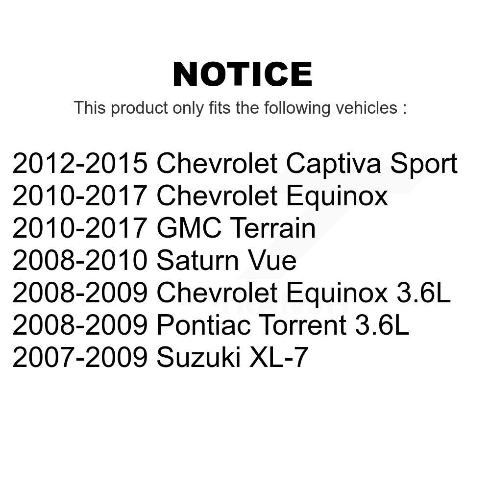 Front Suspension Link Kit For Chevrolet Equinox GMC Terrain Saturn Vue Captiva Sport Pontiac Torrent Suzuki XL-7 K72-100295