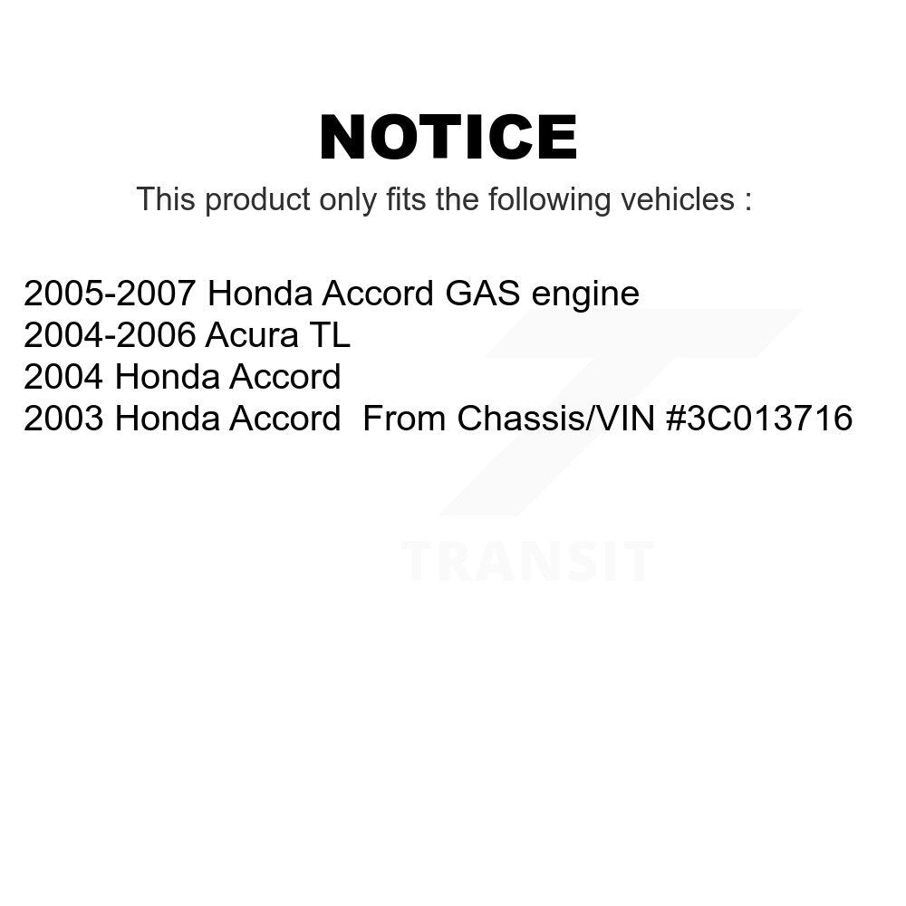 Front Suspension Link Kit For Honda Accord Acura TL K72-100328
