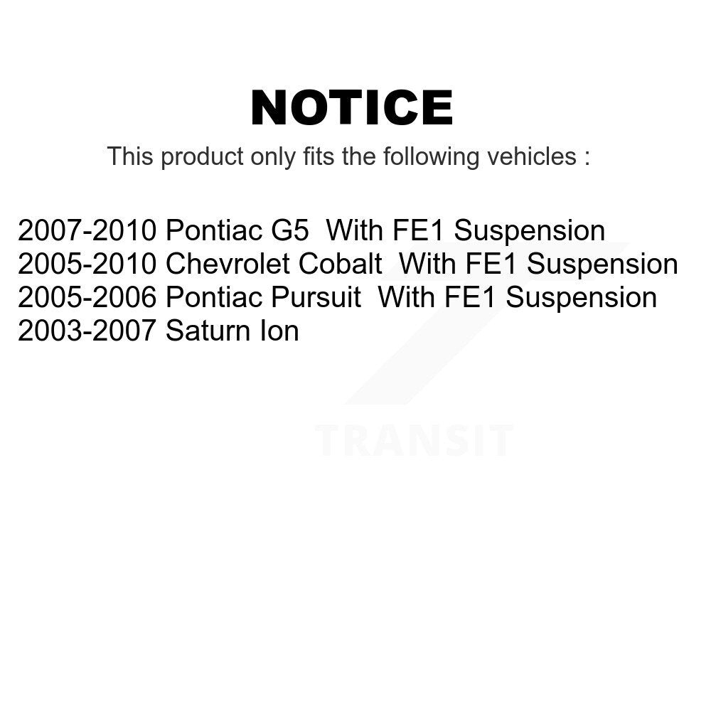 Front Suspension Ball Joints Pair For Chevrolet Cobalt Saturn Ion Pontiac G5 Pursuit K72-100500