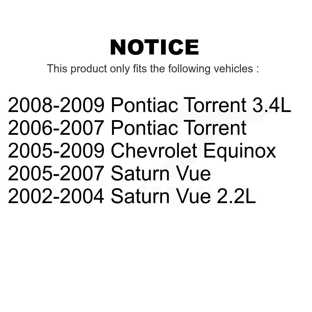 Front Suspension Control Arm And Ball Joint Assemblies Kit For Chevrolet Equinox Saturn Vue Pontiac Torrent K72-100621