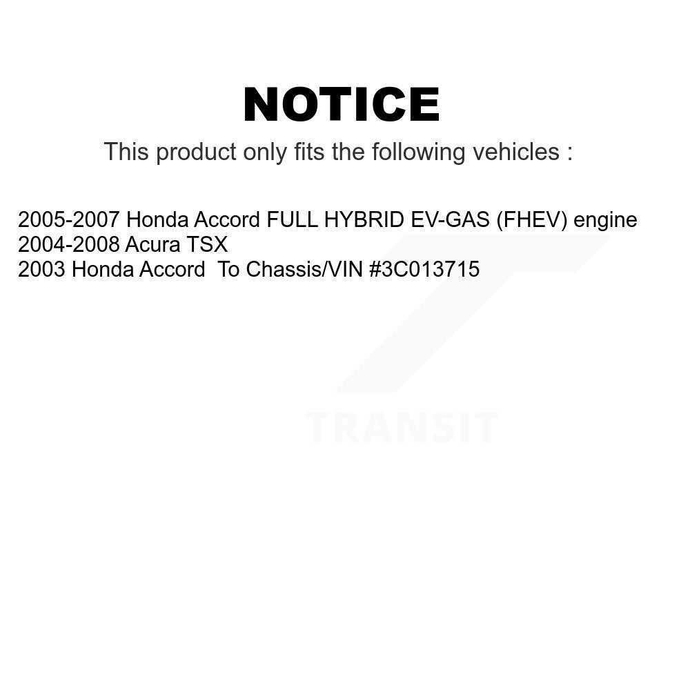 Front Rear Suspension Link Kit For Honda Accord Acura TSX K72-100855