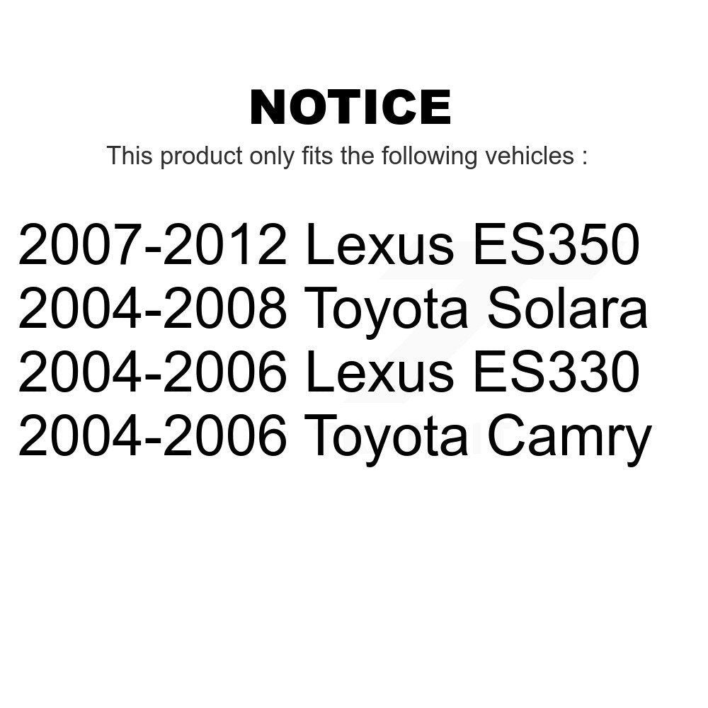 Front Suspension Control Arm And Tie Rod End Kit For Toyota Camry Lexus ES350 Solara ES330 K72-101001