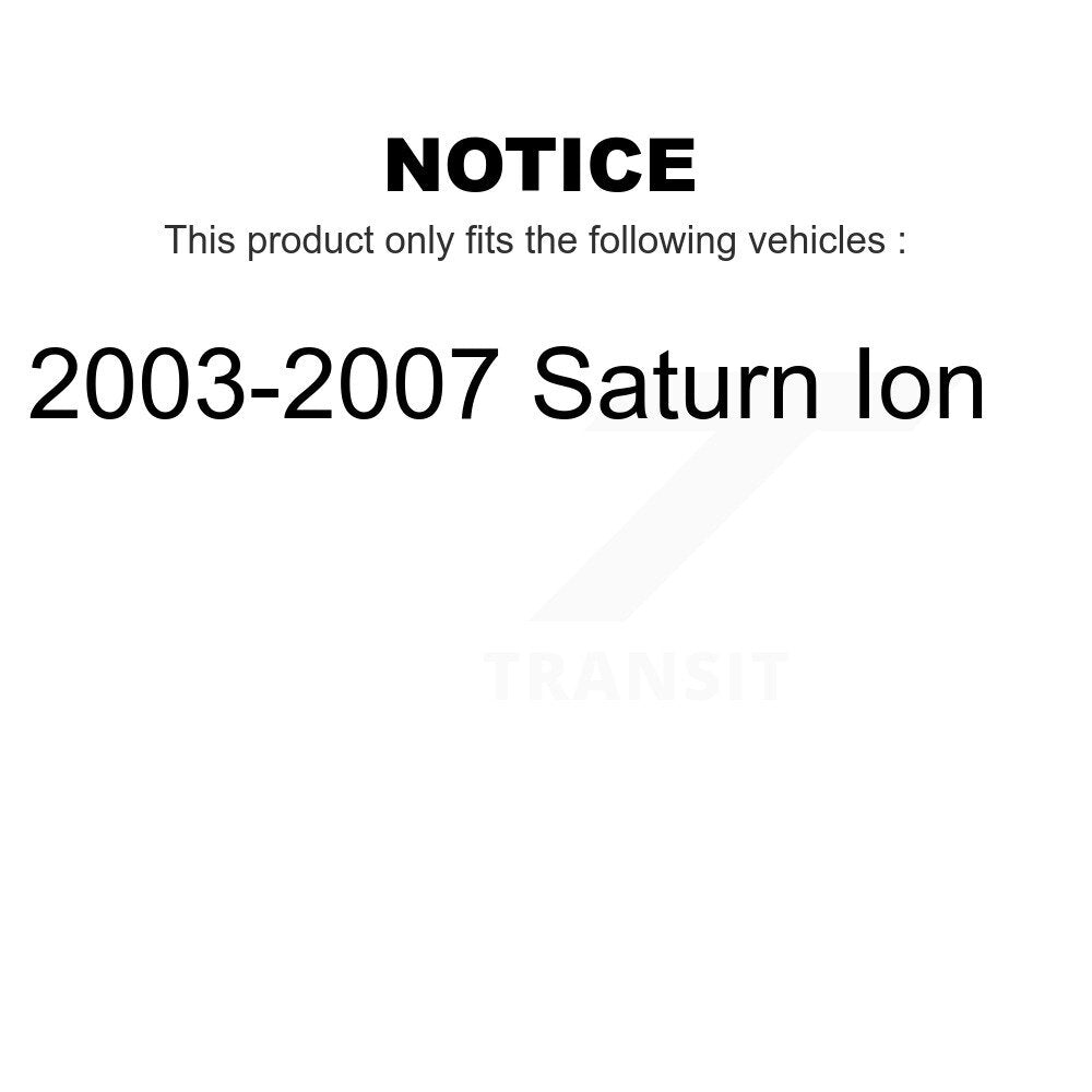 Rear Suspension Shock Absorber Pair For 2003-2007 Saturn Ion K78-100332