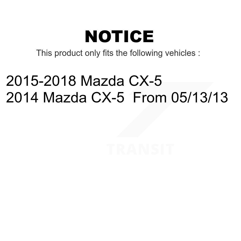 Rear Suspension Shock Absorber Pair For Mazda CX-5 K78-100413