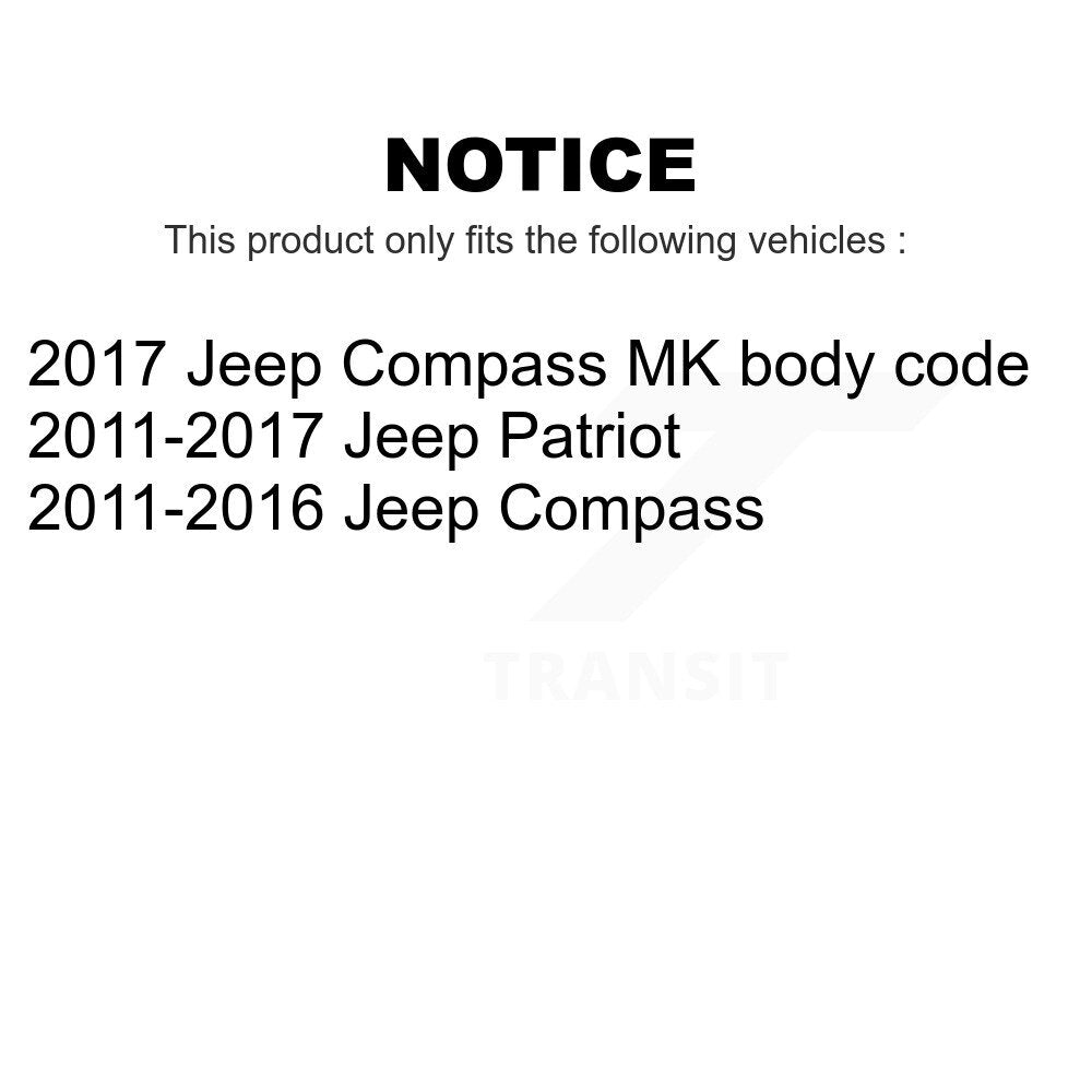 Rear Suspension Strut Pair For Jeep Patriot Compass K78-100738
