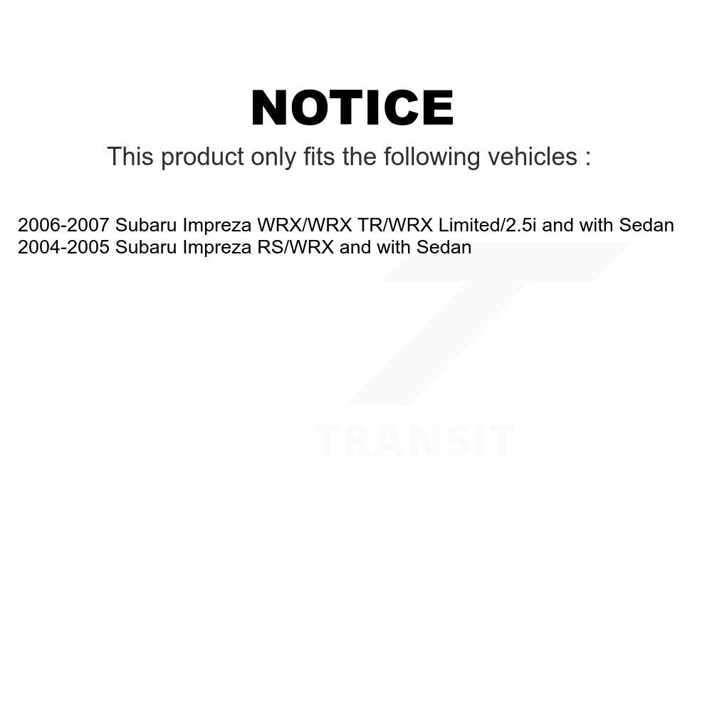 Front Suspension Strut Kit For Subaru Impreza K78-100848