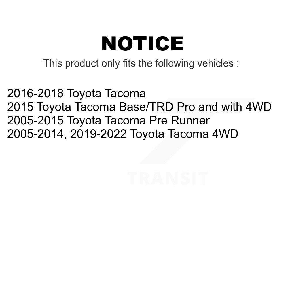 Front Rear Suspension Strut Kit For Toyota Tacoma K78-100904