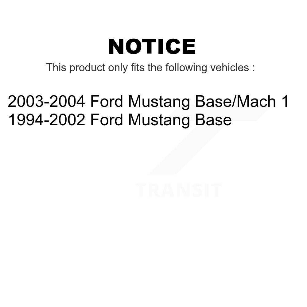 Front Rear Suspension Strut Kit For Ford Mustang K78-100919