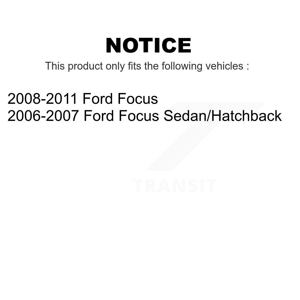 Front Rear Suspension Strut Kit For Ford Focus K78-100971