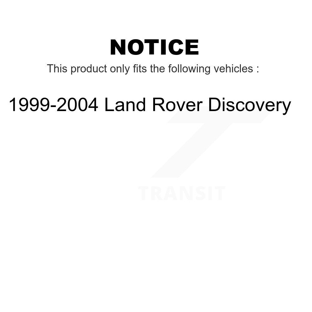 Front Rear Disc Brake Rotors Kit For 1999-2004 Land Rover Discovery K8-101376