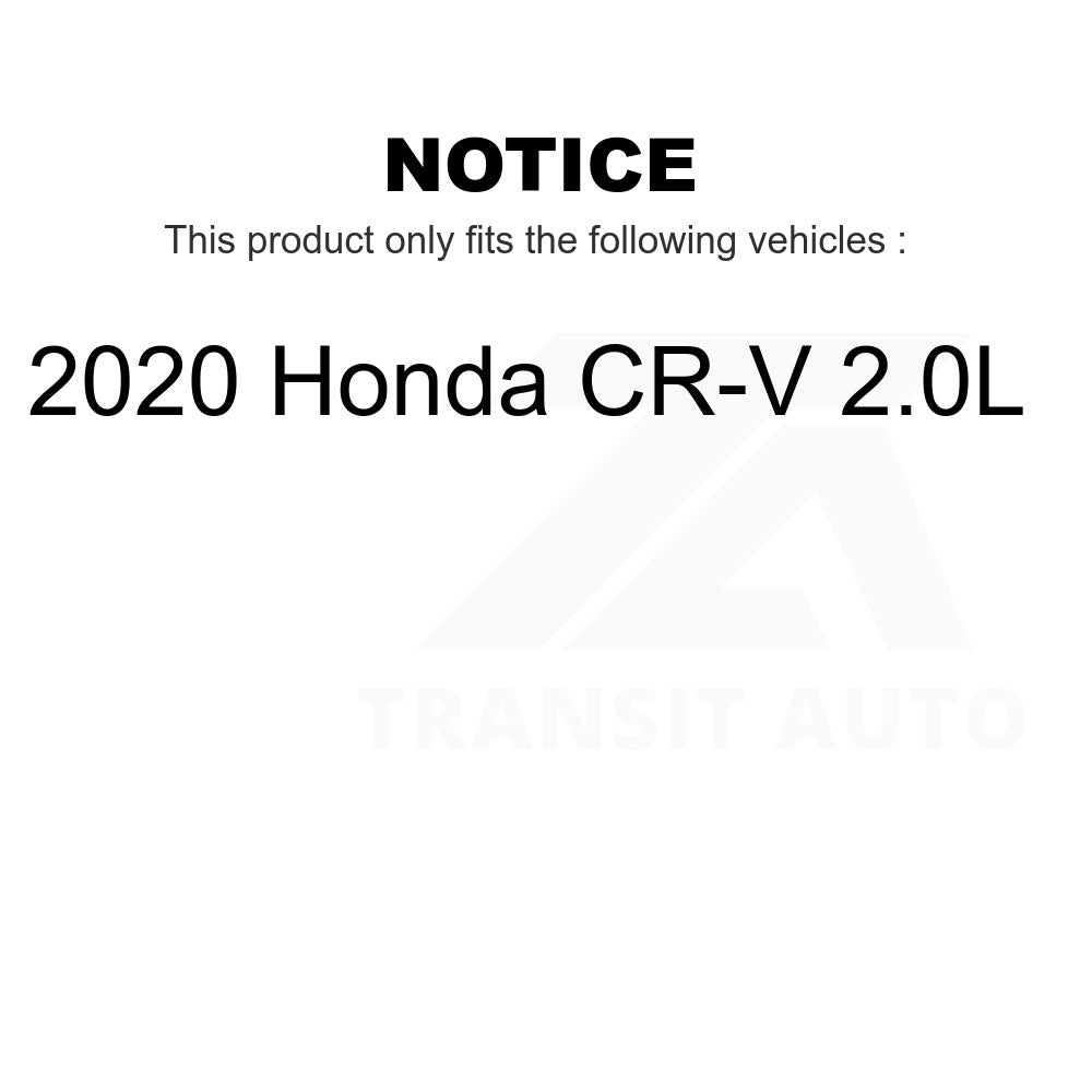 Front Rear Disc Brake Rotors Kit For 2020 Honda CR-V 2.0L K8-101706