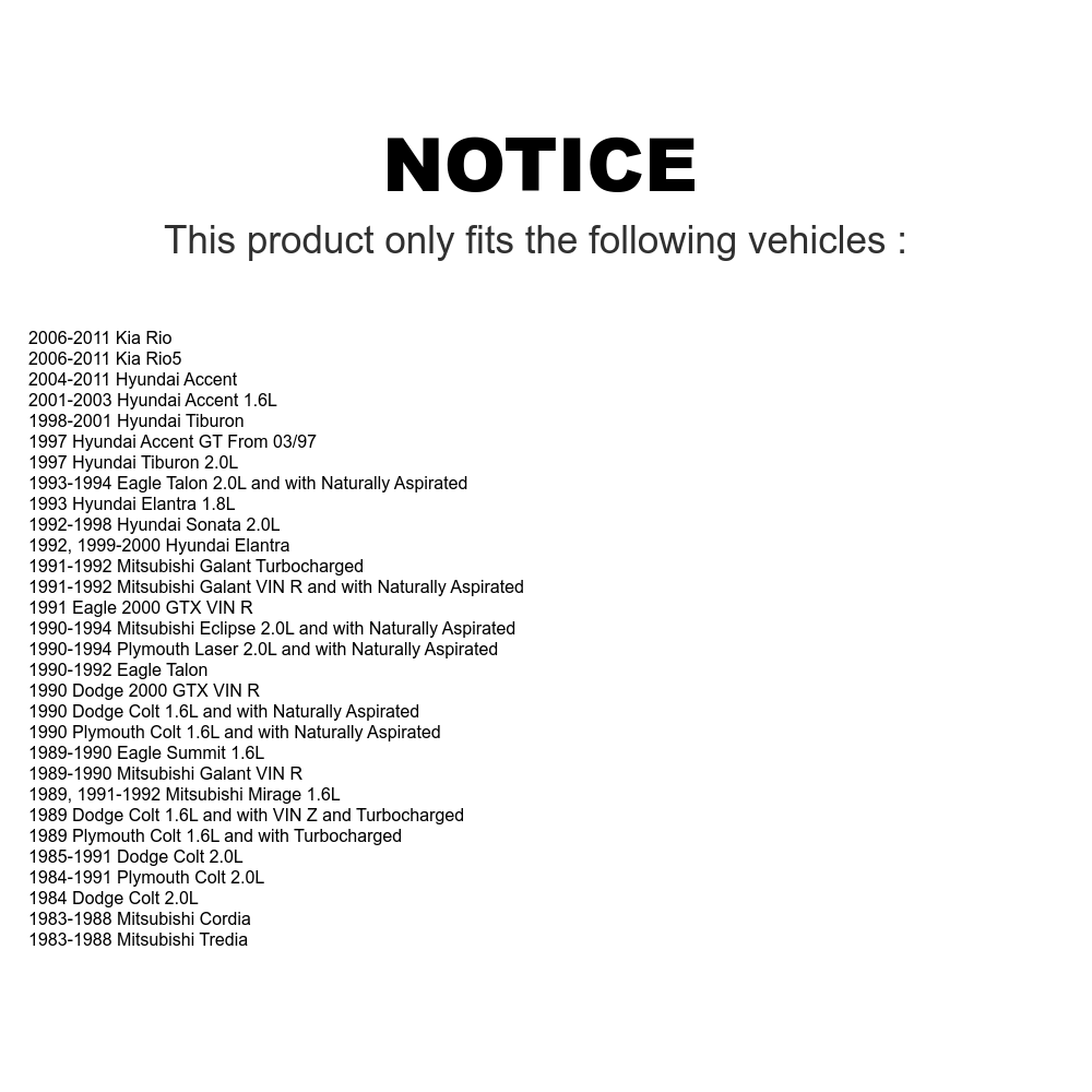 Power Steering Accessory Drive Belt KBR-17265 For Hyundai Accent Kia Rio Rio5 Elantra Tiburon Mitsubishi Colt Plymouth Eagle Eclipse Talon Dodge Galant Laser Sonata Mirage Summit Cordia Tredia Vista