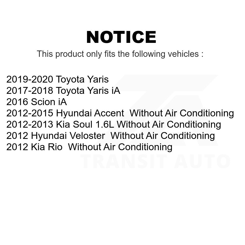 Serpentine Belt KBR-5060376 For Hyundai Kia Soul Accent Toyota Yaris iA Scion Veloster Rio