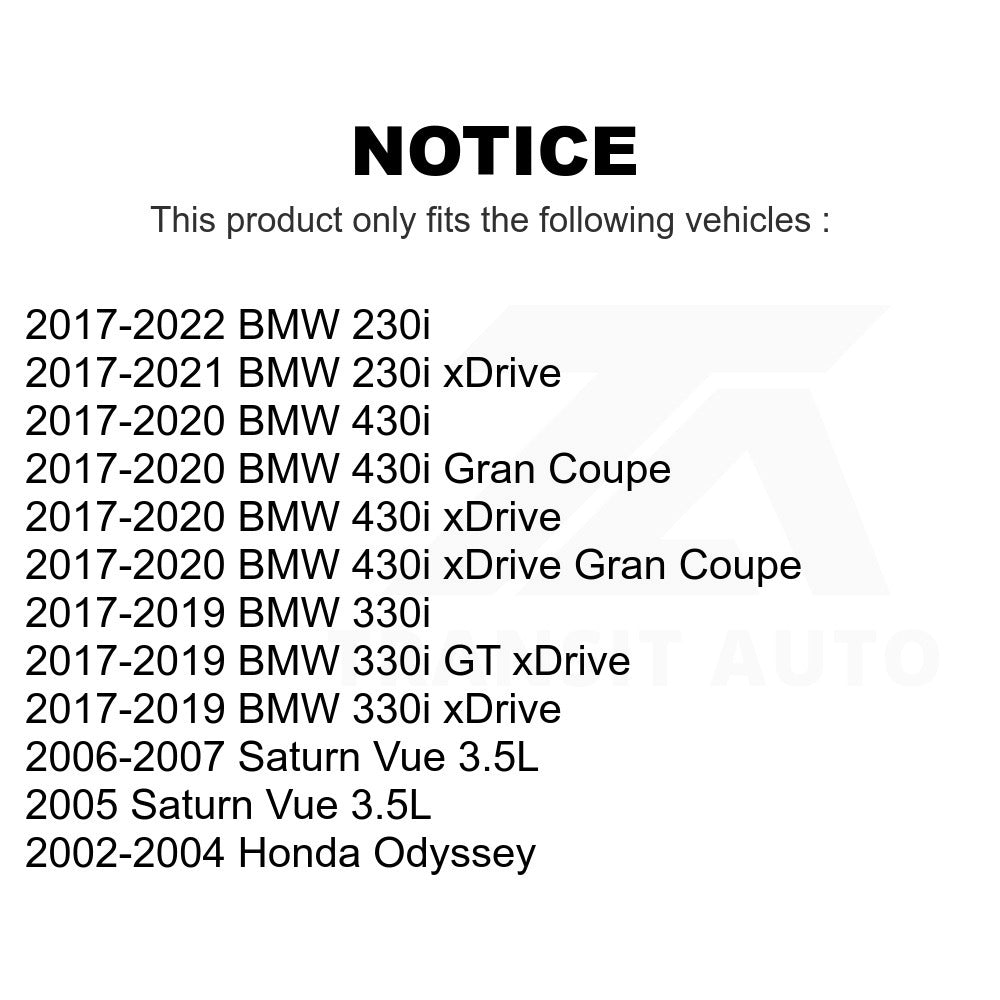 Serpentine Belt KBR-5060458 For Honda Odyssey Saturn Vue BMW 330i xDrive 430i Gran Coupe 230i GT