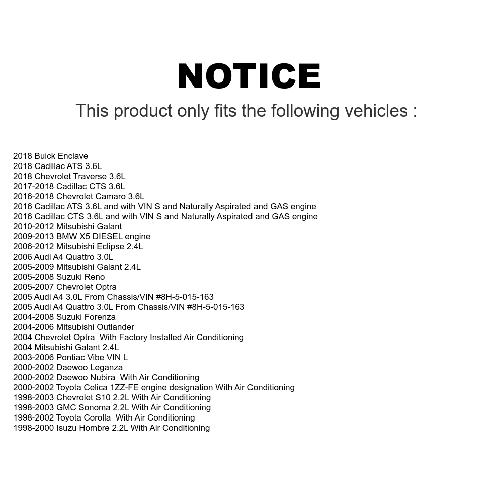 Serpentine Belt KBR-5060745 For Chevrolet S10 Toyota Corolla Traverse Mitsubishi Camaro GMC Pontiac Vibe Sonoma BMW X5 Galant Buick Enclave Cadillac Eclipse Suzuki Celica ATS Forenza Audi CTS A4 1500