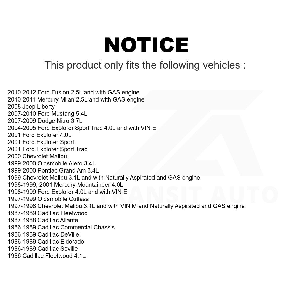 Main Drive Serpentine Belt KBR-5060868 For Ford Fusion Mustang Explorer Sport Trac Dodge Nitro Chevrolet Malibu Jeep Liberty Mercury Pontiac Grand Am Oldsmobile Milan Cadillac Mountaineer Alero