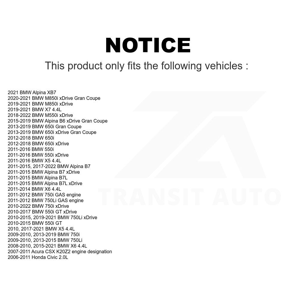 Serpentine Belt KBR-5070648 For Honda Civic BMW X5 X6 750i xDrive 750Li X7 550i 650i M550i Gran Coupe M850i Alpina B7 GT B6 B7L Acura CSX XB7