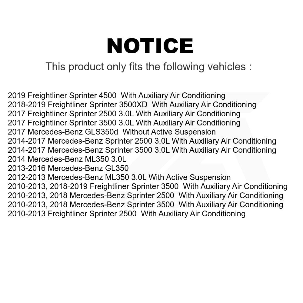 Serpentine Belt KBR-5070807 For Mercedes-Benz Sprinter 2500 ML350 3500 Freightliner GL350 GLS350d 4500 3500XD