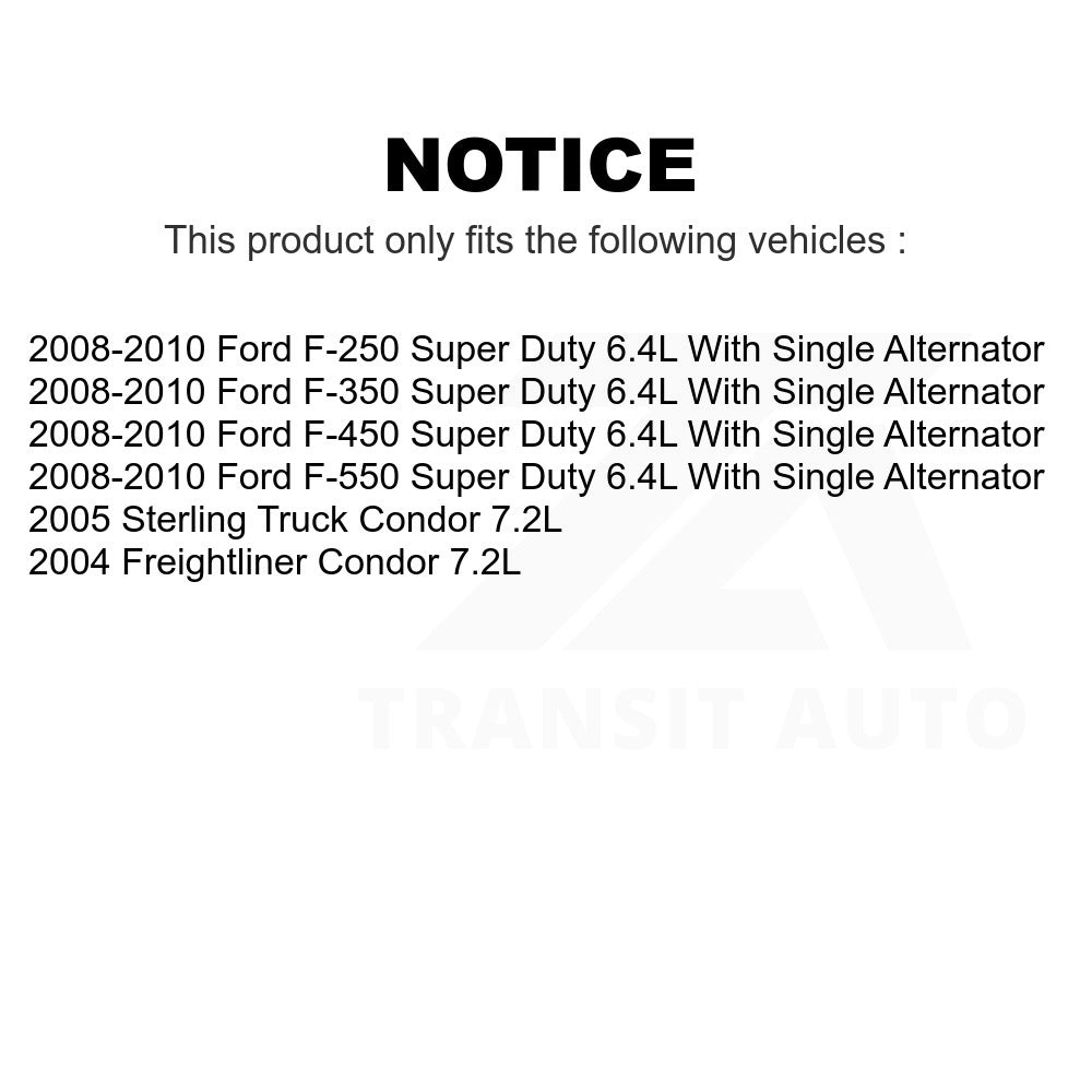 Serpentine Belt KBR-5080865 For Ford F-250 Super Duty F-350 Freightliner Sterling Truck Condor F-450 F-550