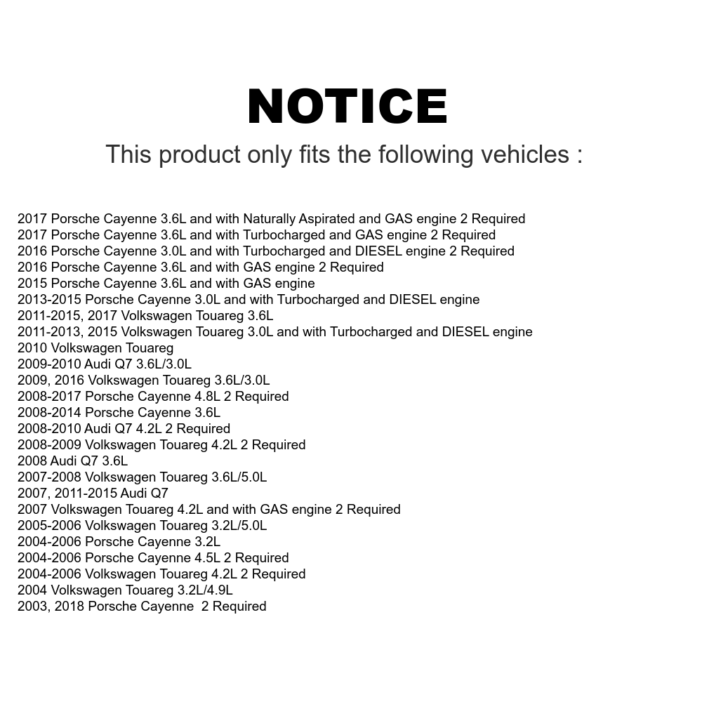 Air And Cabin Filters Kit For Porsche Cayenne Audi Q7 Volkswagen Touareg KFL-100126