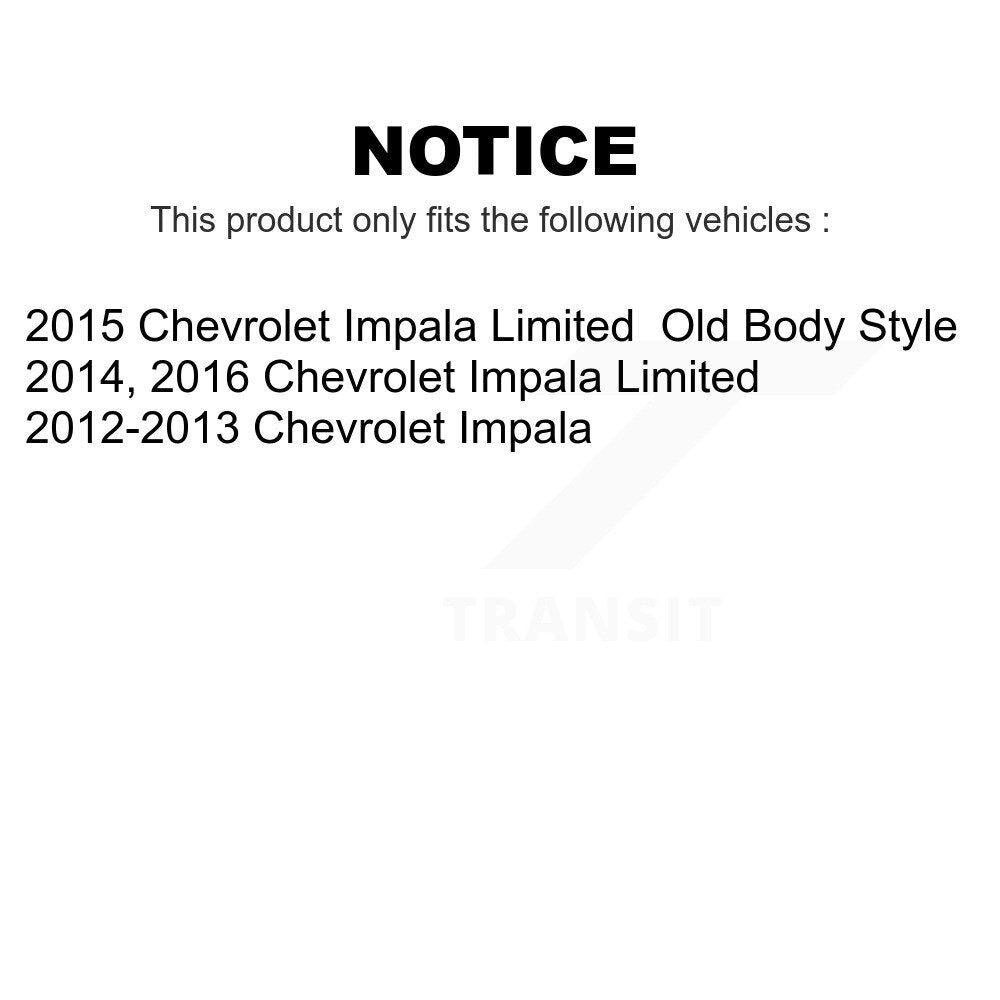 Air And Cabin Filters Kit For Chevrolet Impala Limited KFL-100160