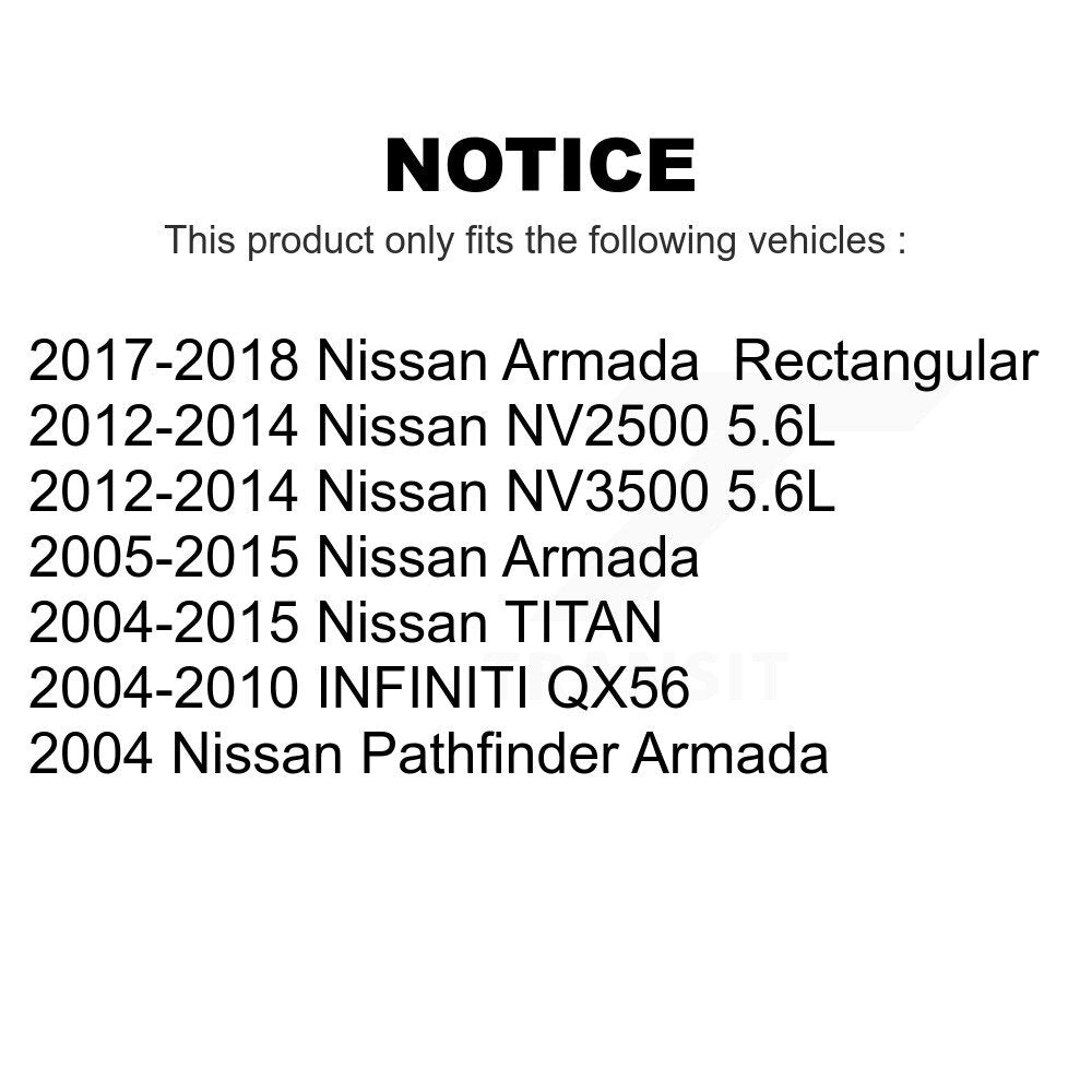 Air And Cabin Filters Kit For Nissan TITAN Armada INFINITI QX56 Pathfinder NV2500 NV3500 KFL-100223